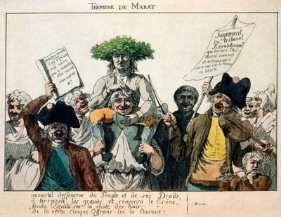 मराट की विजय, 1793 द्वारा अज्ञात