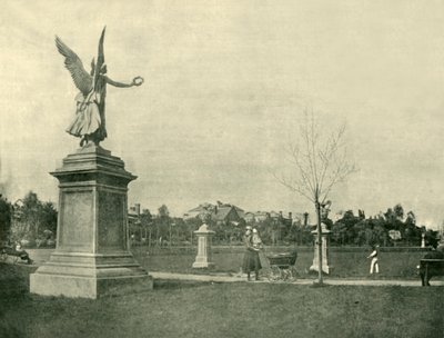 विक्टोरिया गार्डन, विंडसर, 1901। द्वारा अज्ञात