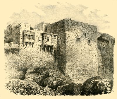 यरूशलेम की दीवारें, 1890। द्वारा अज्ञात