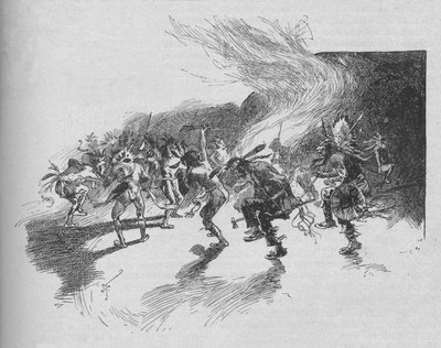 द वॉरियर्स ने नृत्य-नृत्य, 1902 नृत्य किया द्वारा अज्ञात
