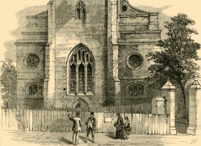 सेंट एंड्रयूज का वेस्ट एंड, गॉथिक आर्क दिखा रहा है, c1872। द्वारा अज्ञात