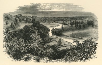 Wye, Goodrich कैसल से, c1890। द्वारा अज्ञात