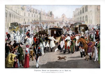 फॉनटेनब्लियू, फ्रांस में एडियक्स, 20 अप्रैल 1814 1900 द्वारा अज्ञात