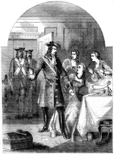 राजकुमारी क्लेमेंटिना 1702-1735 की गिरफ्तारी, 18 वीं शताब्दी 19 वीं शताब्दी द्वारा अज्ञात