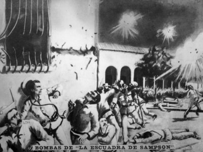 सैम्पसन स्क्वाड्रन, 1898, 1920 के बम द्वारा अज्ञात