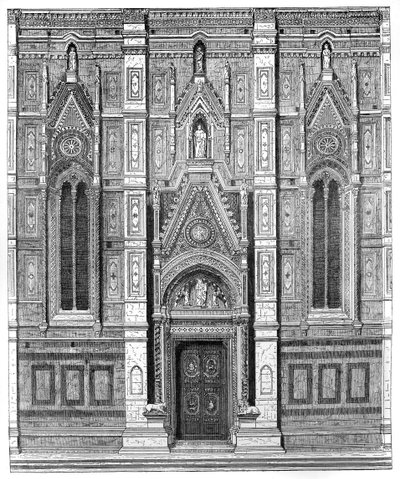 सांता मारिया डेल फिओर, फ्लोरेंस, इटली, 1882 की बेसिलिका का विहित द्वार द्वारा अज्ञात