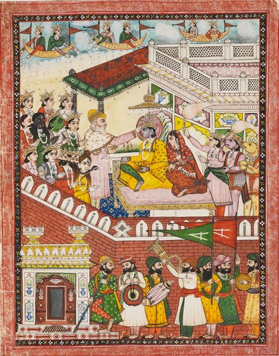 राम का राज्याभिषेक, 1861 ई द्वारा अज्ञात