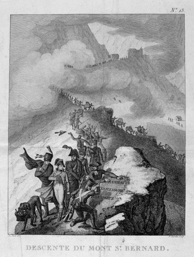 माउंट सेंट बर्नार्ड का वंश, 1800 द्वारा अज्ञात