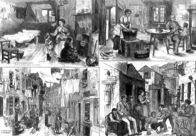 1875 में लंदन में गरीबों के आवास द्वारा अज्ञात