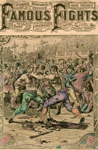 टॉम स्प्रिंग और जैक लैंगान के बीच पहली लड़ाई, 1824 के अंत में 19 वीं या 20 वीं सदी की शुरुआत में द्वारा अज्ञात