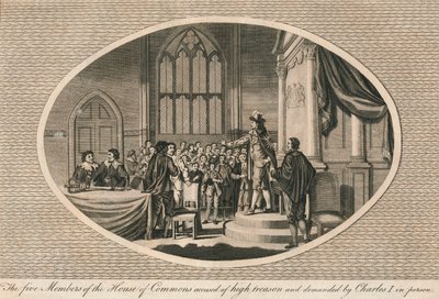 हाउस ऑफ कॉमन्स के पांच सदस्यों ने उच्च राजद्रोह का आरोप लगाया, 1642 1793 द्वारा अज्ञात