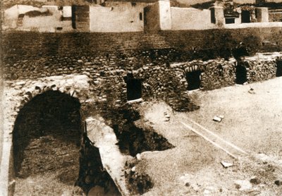 क्रिप्टोपॉर्टिको, पोम्पेई, इटली, c1900s पर शानदार छत द्वारा अज्ञात