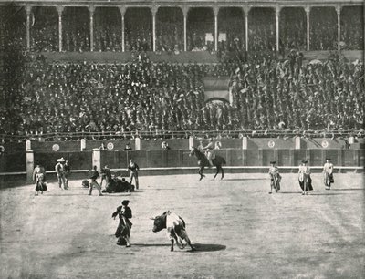 बुलरिंग, मैड्रिड, स्पेन का इंटीरियर, 1895। द्वारा अज्ञात