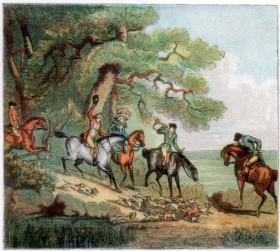 मार, लोमड़ी का शिकार, 1787 1890 द्वारा अज्ञात