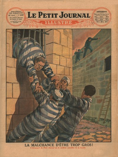 बहुत मोटा होने का दुर्भाग्य, 1931। द्वारा अज्ञात