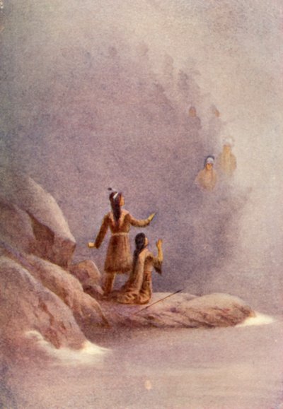 कोहरा नीचे आया, और उनके साथ अलौकिक लोग, 1914। द्वारा अज्ञात