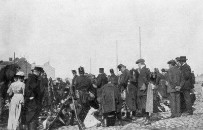 31 जुलाई 1914 को बेल्जियम, लेगे की रक्षा के लिए जुटाना द्वारा अज्ञात