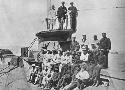 HM सबमरीन E14, 1915 के अधिकारी और चालक दल। द्वारा अज्ञात