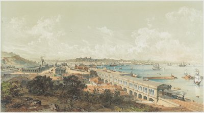 27 जुलाई, 1857, 1857 को लजुब्जाना से ट्राएस्टे तक राज्य रेलवे का उद्घाटन। द्वारा अज्ञात