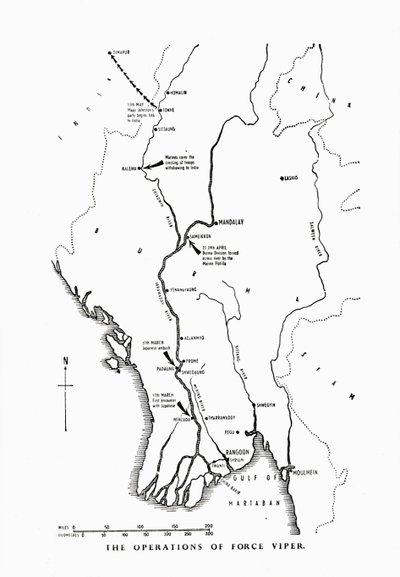 फोर्स वाइपर, बर्मा, द्वितीय विश्व युद्ध, 1942-1943 1944 का संचालन। द्वारा अज्ञात