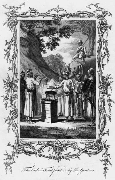 गेंटोस द्वारा सीडल परीक्षण अभ्यास, c1770 द्वारा अज्ञात