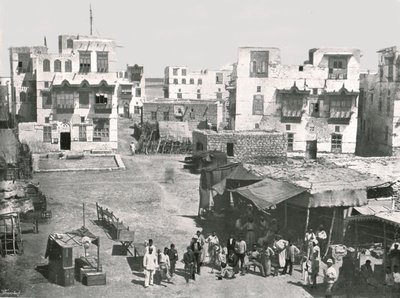 डाकघर, सुकिन, सूडान, 1895 की सड़क। द्वारा अज्ञात