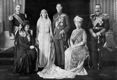 ड्यूक ऑफ यॉर्क और लेडी एलिजाबेथ बोइस-लियोन की शादी, 1923 द्वारा अज्ञात