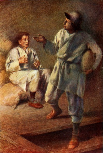 पूरी रोटी तुम्हारे लिए है, और बियर्डलेस को कुछ नहीं मिलेगा!, 1917। द्वारा अज्ञात