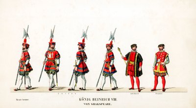 शेक्सपियर के नाटक, हेनरी VIII, 19 वीं सदी के लिए रंगमंच की पोशाक के डिजाइन द्वारा अज्ञात