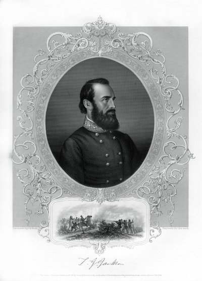 थॉमस जोनाथन स्टोनवेल जैक्सन, अमेरिकी गृहयुद्ध, 1862-1867 के दौरान जनरल कंफेडरेट द्वारा अज्ञात