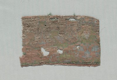 इतालवी गोथिक सिल्क के तीन टुकड़े, 1350-1399। द्वारा अज्ञात
