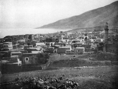 तिबरियास और गैलील झील, 1926 द्वारा अज्ञात
