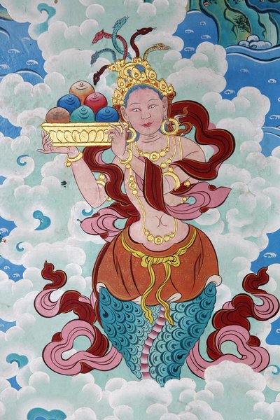 तिब्बती देवी। कोपन मठ, काठमांडू, नेपाल द्वारा अज्ञात