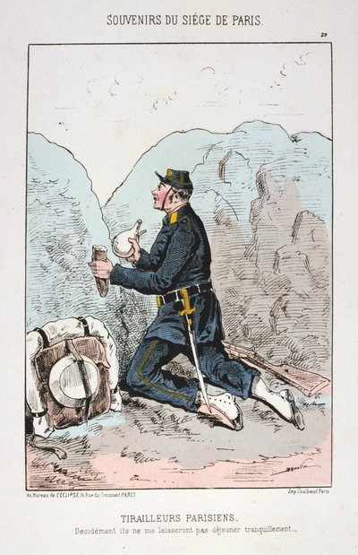 टिरिलेरस पेरिसियन, घेराबंदी पेरिस, 1870-1871 द्वारा अज्ञात