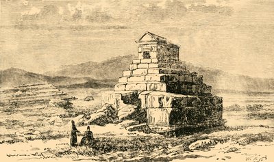 साइरस का मकबरा, 1890। द्वारा अज्ञात