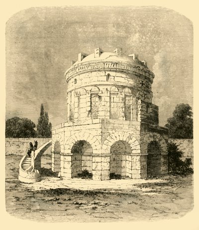 थियोडोरिक का मकबरा, रवेना, 1890। द्वारा अज्ञात