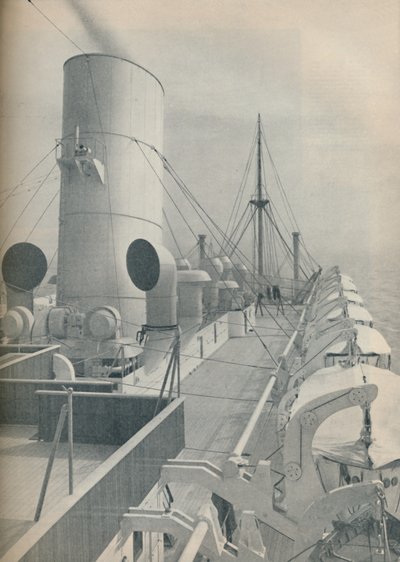 आधुनिक लाइफबोट के साथ स्ट्रैथमोर का शीर्ष डेक, 1936 द्वारा अज्ञात