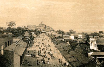 भारत का त्रिचिनोपोली शहर और किला, 1847 द्वारा अज्ञात