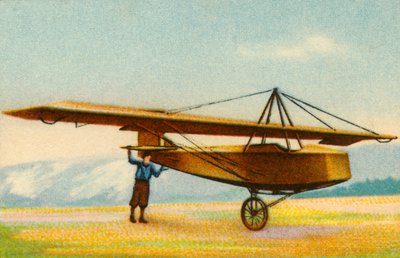 जर्मनी के ग्रुनौ ग्लाइडिंग स्कूल में प्रशिक्षण ग्लाइडर, 1932। द्वारा अज्ञात