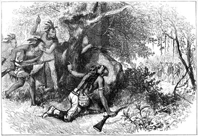चेरोकेस के विश्वासघात, 18 वीं सदी के c1880 द्वारा अज्ञात