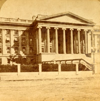 ट्रेजरी विभाग, वाशिंगटन, डीसी, c1880s। द्वारा अज्ञात
