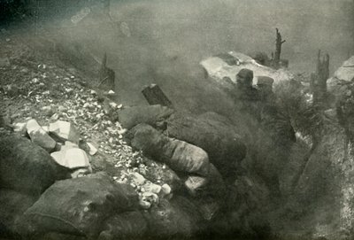 1919 में आर्गन में ट्रेंच वारफेयर। द्वारा अज्ञात