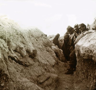 ट्रेंच, शैम्पेन, उत्तरी फ्रांस, c1914-c1918 द्वारा अज्ञात