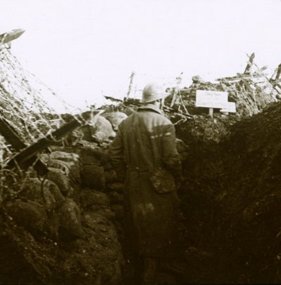 ट्रेंच, कॉर्निल, फ्रांस, c1914-c1918 द्वारा अज्ञात