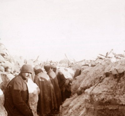 खाइयों, ताहुर, उत्तरी फ्रांस, c1914-c1918 द्वारा अज्ञात