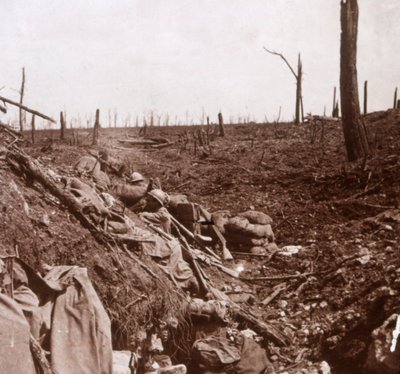 खाइयां, वाक्स, उत्तरी फ्रांस, c1914-c1918 द्वारा अज्ञात