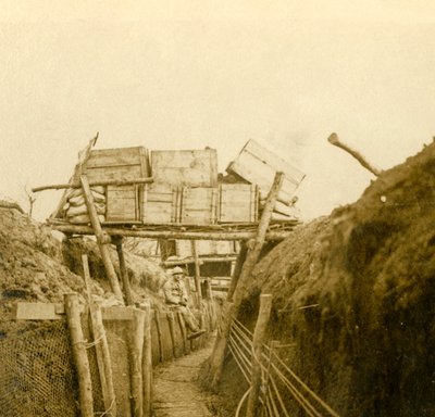 Les gesparges, उत्तरी फ्रांस, c1914-c1918 के पास की खाइयाँ। द्वारा अज्ञात