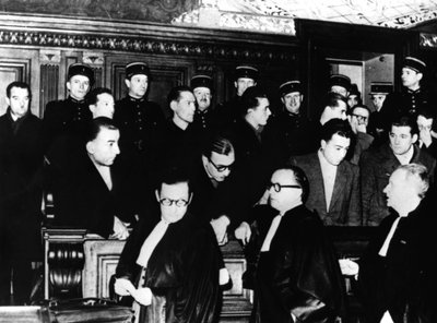 1-12 दिसंबर 1944, पेरिस के गेस्टापो के फ्रांसीसी सदस्यों का परीक्षण द्वारा अज्ञात