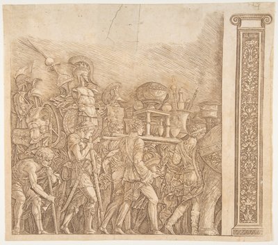 सीज़र की विजय: द कॉर्सलेट बियरर्स, ca. 1490। द्वारा अज्ञात