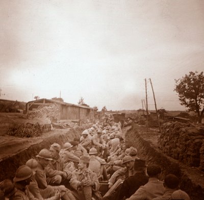 खुली रेल गाड़ियों में सैनिक, जेनरिक, उत्तरी फ्रांस, c1914-c1918 द्वारा अज्ञात
